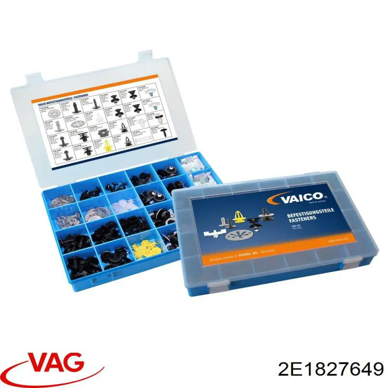 Cápsula (prendedor) de fixação de revestimento da porta VAG 2E1827649 preço, a partir de 2,11 USD