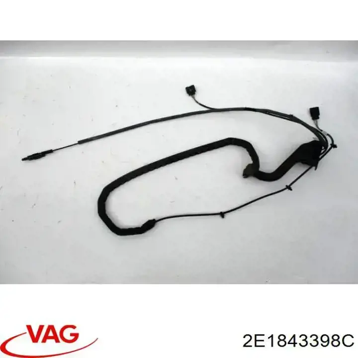 2E1843398C VAG Rolo direito inferior da porta lateral (deslizante)