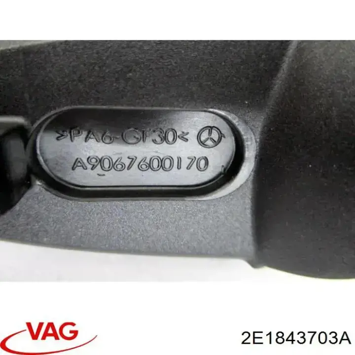 Compre 2E1843703A VAG Maçaneta externa da porta lateral (deslizante)