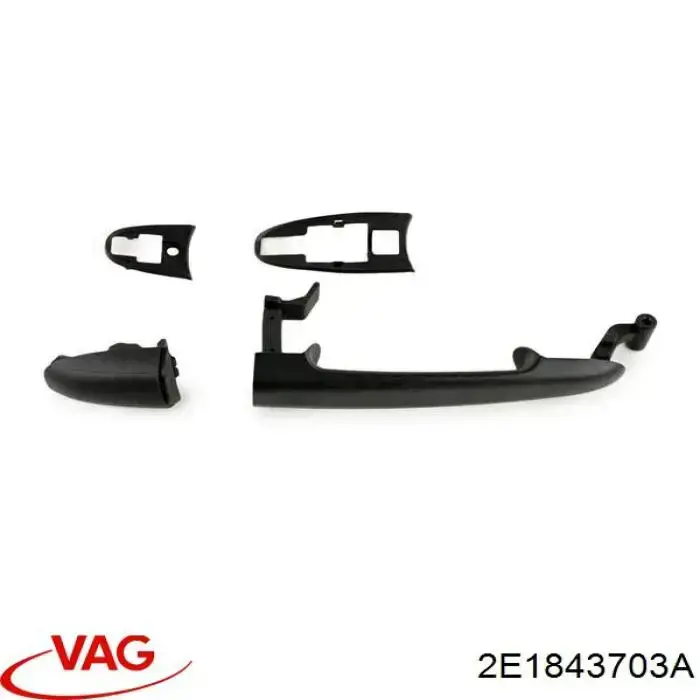Maçaneta externa da porta lateral (deslizante) VAG 2E1843703A preço, a partir de 46,56 USD