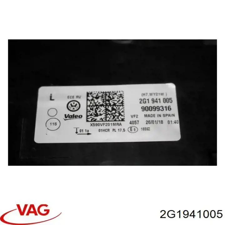 Luz esquerda TYC 2016446052 preço, a partir de 177,35 USD
