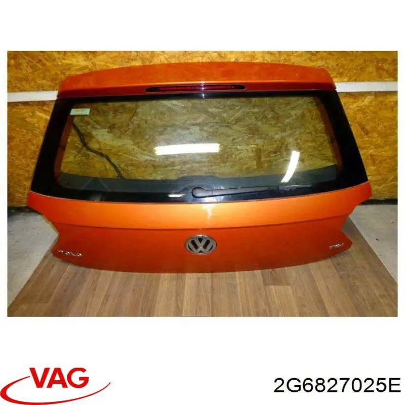 Porta traseira (3ª/5ª porta-malas (tampa de alcapão) Volkswagen Polo VI hatchback (AW1, BZ1, AE1) (2017 - 2026) VI