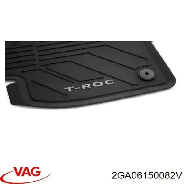 Compre 2GA06150082V VAG Tapetes dianteiros + traseiros, kit