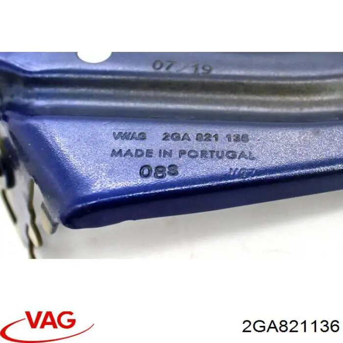 Consola dianteira de fixação do pára-lama dianteiro direito VAG 2GA821136 preço, a partir de 31,44 USD