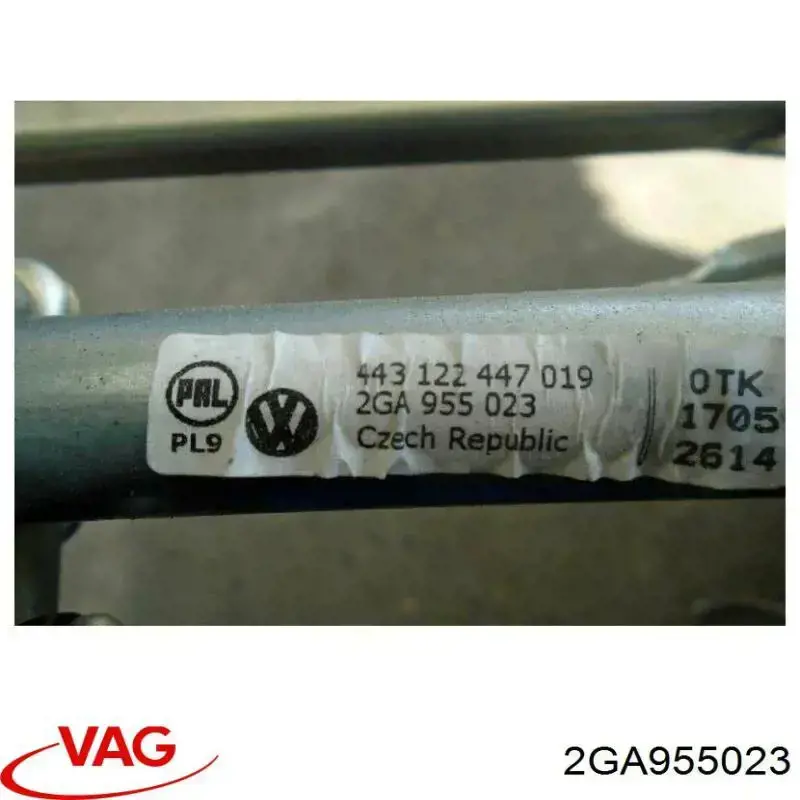 Trapézio de limpador pára-brisas VAG 2GA955023B preço, a partir de 126,21 USD