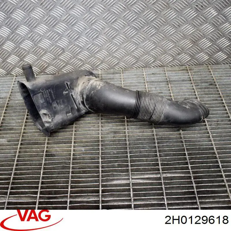 2H0129618 VAG Cano derivado de ar, entrada de filtro de ar