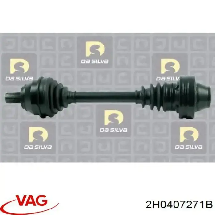 Semieixo (acionador) dianteiro VAG 2H0407271DX preço, a partir de 148,43 USD