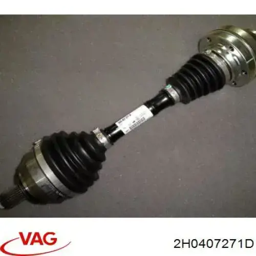 Semieixo (acionador) dianteiro VAG 2H0407271D preço, a partir de 163,77 USD
