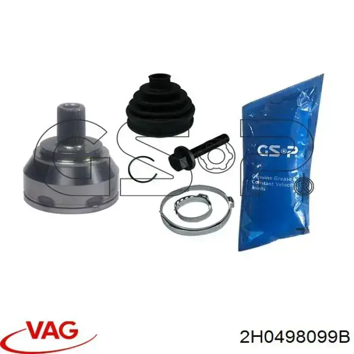 Junta homocinética externa dianteira VAG 2H0498099B preço, a partir de 779,65 USD