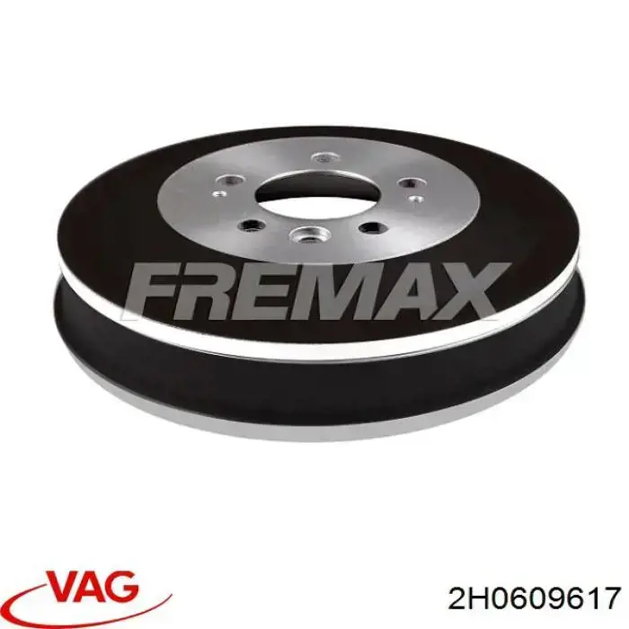 Tambor do freio traseiro VAG 2H0609617 preço, a partir de 106,29 USD