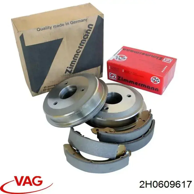 Compre 2H0609617 VAG Tambor do freio traseiro