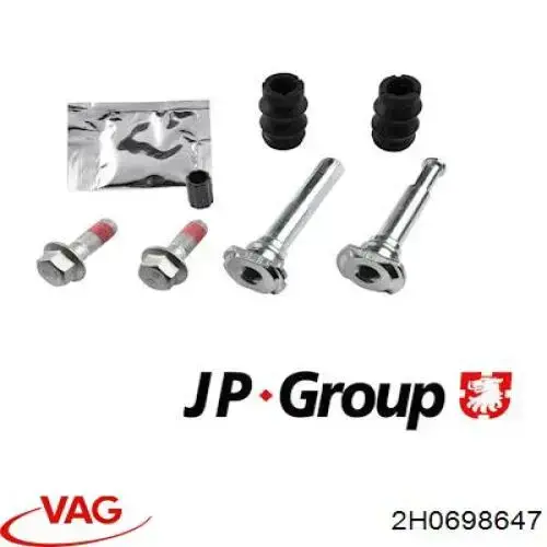 2H0698647 VAG Kit de reparação de suporte do freio dianteiro