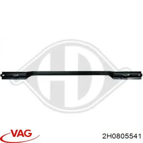 2H0805541 VAG Suporte inferior do radiador (painel de montagem de fixação das luzes)