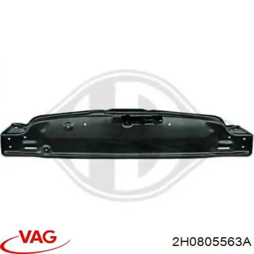 2H0805563A VAG Suporte do radiador montado (painel de montagem de fixação das luzes)