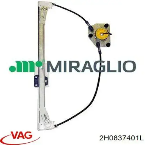 Mecanismo de acionamento de vidro da porta dianteira esquerda VAG 2H0837401L preço, a partir de 65,80 USD