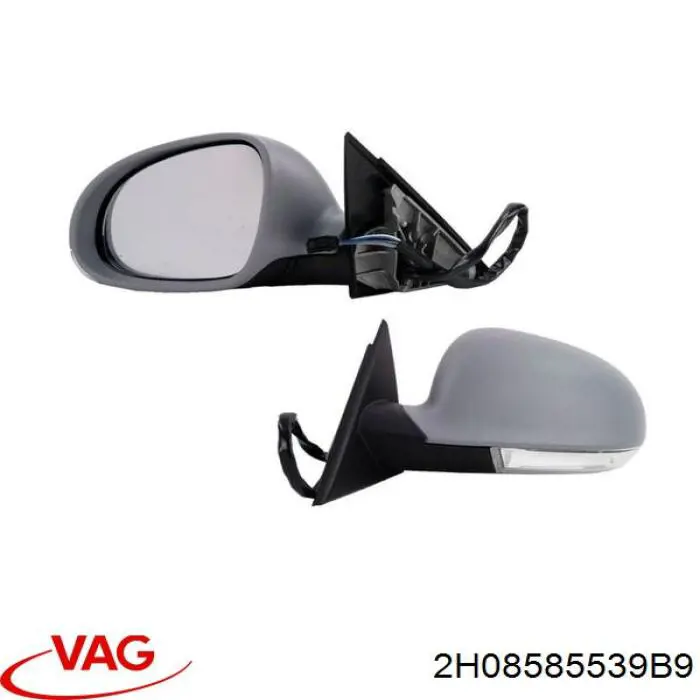 Espelho de retrovisão esquerdo VAG 2H08585539B9 preço, a partir de 54,42 USD