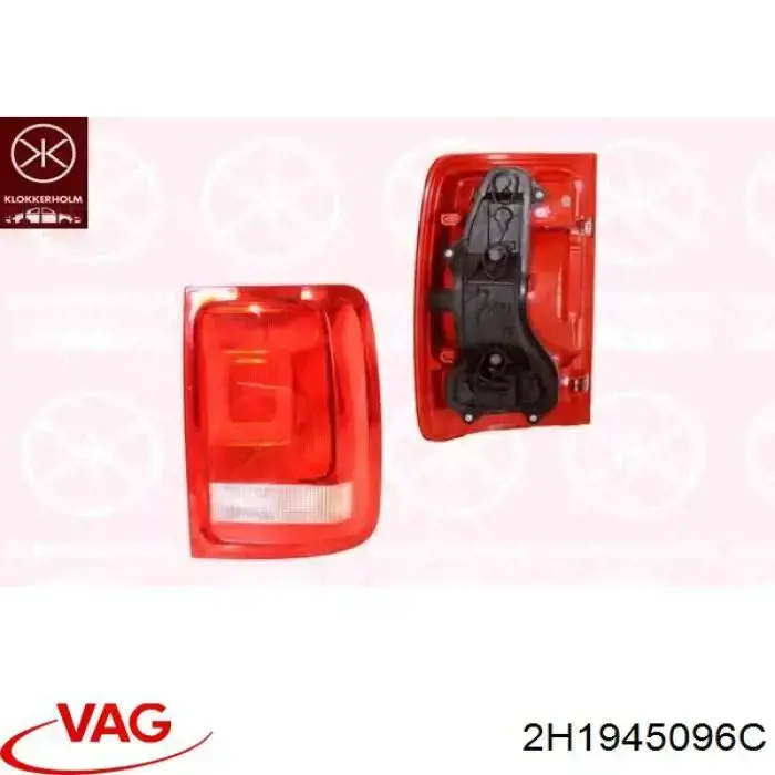 Compre 2H1945096C VAG Lanterna traseira direita