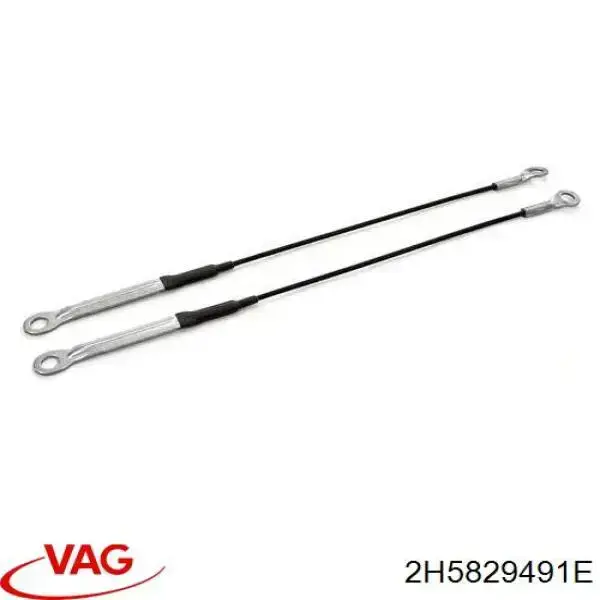2H5829491C VAG Cabo de bordo traseiro
