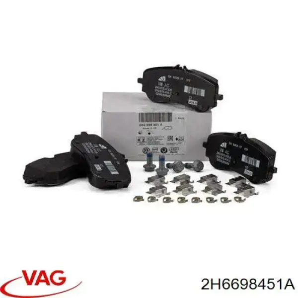 Sapatas do freio traseiras de disco VAG 2H6698451A preço, a partir de 46,04 USD