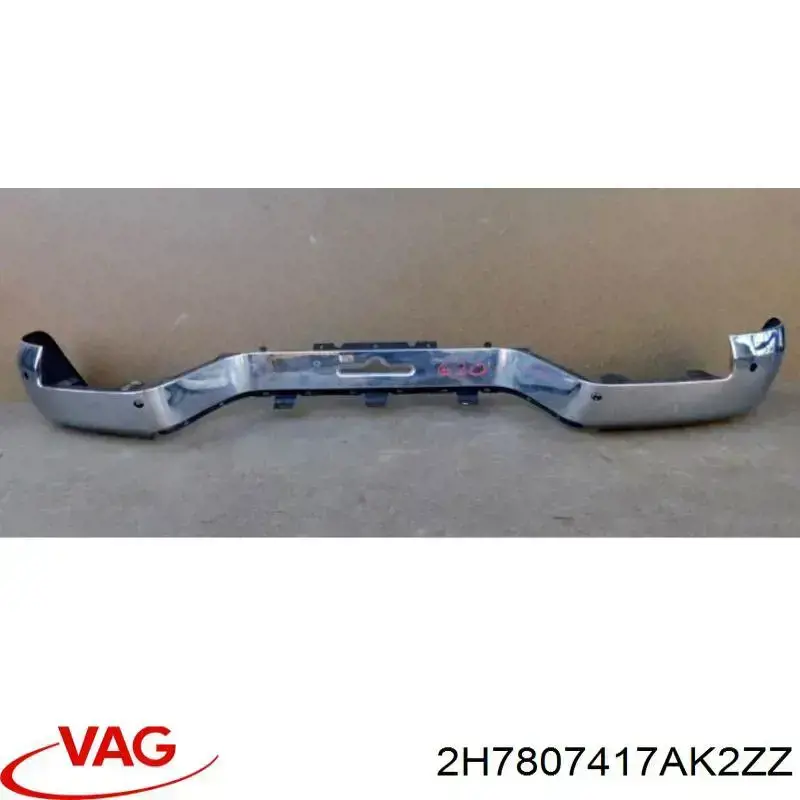  Pára-choque traseiro Volkswagen AMAROK pick-up (2HA, 2HB, S1B, S6B, S7A, S7B) (2010 - 2026) 