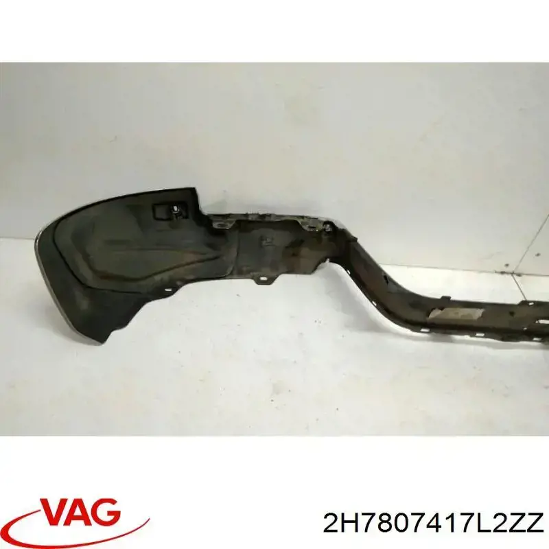 Pára-choque traseiro Volkswagen AMAROK  2HA, 2HB, S1B, S6B, S7A, S7B