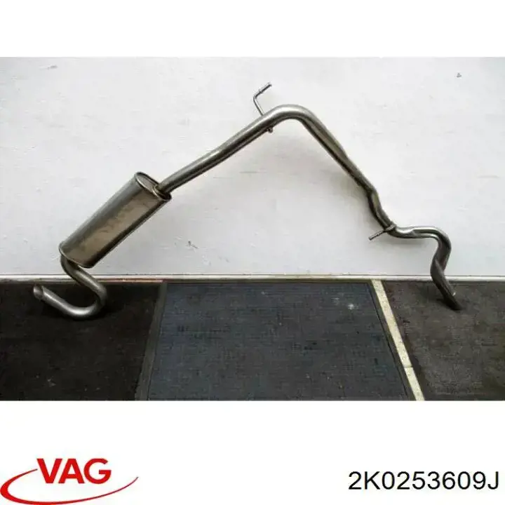 Silenciador, parte traseira VAG 2K0253609J preço, a partir de 179,96 USD