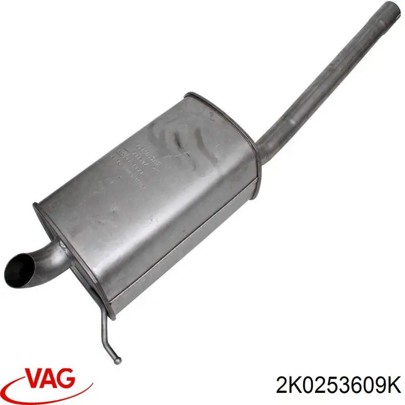 Silenciador, parte traseira VAG 2K0253609K preço, a partir de 109,58 USD