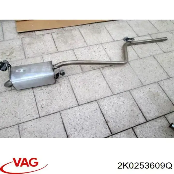 Silenciador, parte traseira VAG 2K0253609Q preço, a partir de 109,53 USD