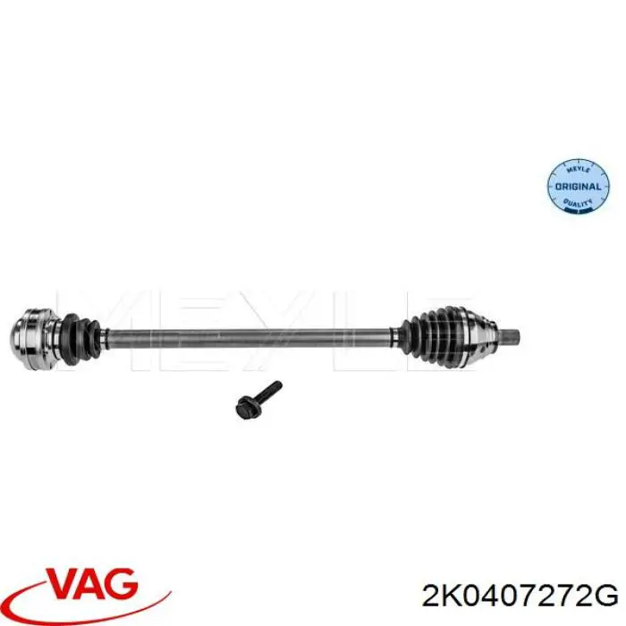 Semieixo (acionador) dianteiro direito VAG 2K0407272G preço, a partir de 149,80 USD