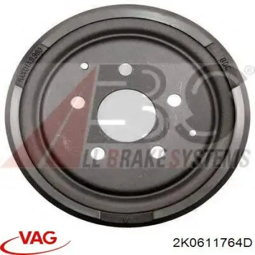Mangueira do freio traseira esquerda VAG 2K0611764D preço, a partir de 34,20 USD