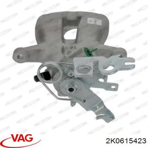 Compre 2K0615423 VAG Suporte do freio traseiro esquerdo