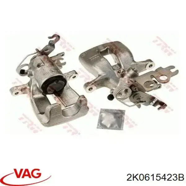 Suporte do freio traseiro esquerdo VAG 2K0615423B preço, a partir de 84,99 USD