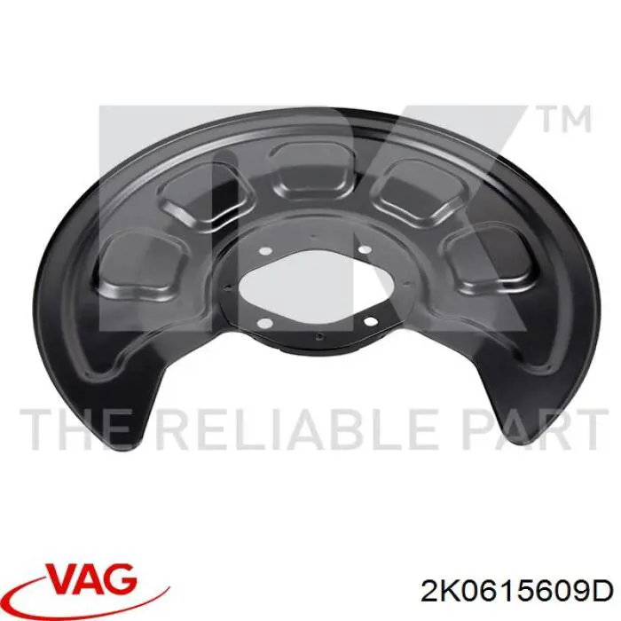 Proteção do freio de disco traseiro VAG 2K0615609D preço, a partir de 21,99 USD