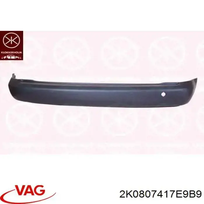 Compre 2K0807417E9B9 VAG Pára-choque traseiro