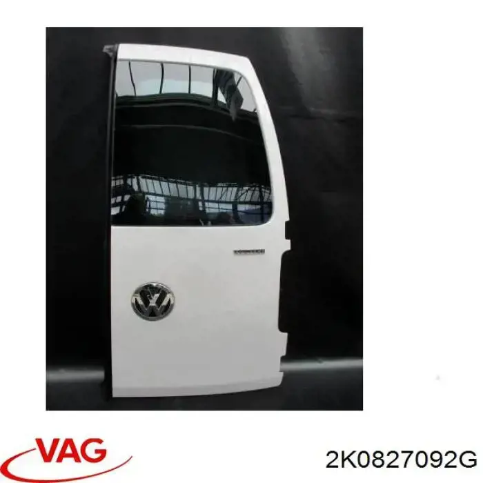 2K0827092G VAG Porta batente traseira direita de furgão