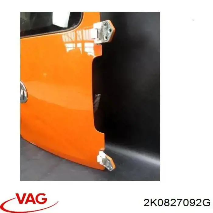 Porta batente traseira direita de furgão VAG 2K0827092G preço, a partir de 400,80 USD