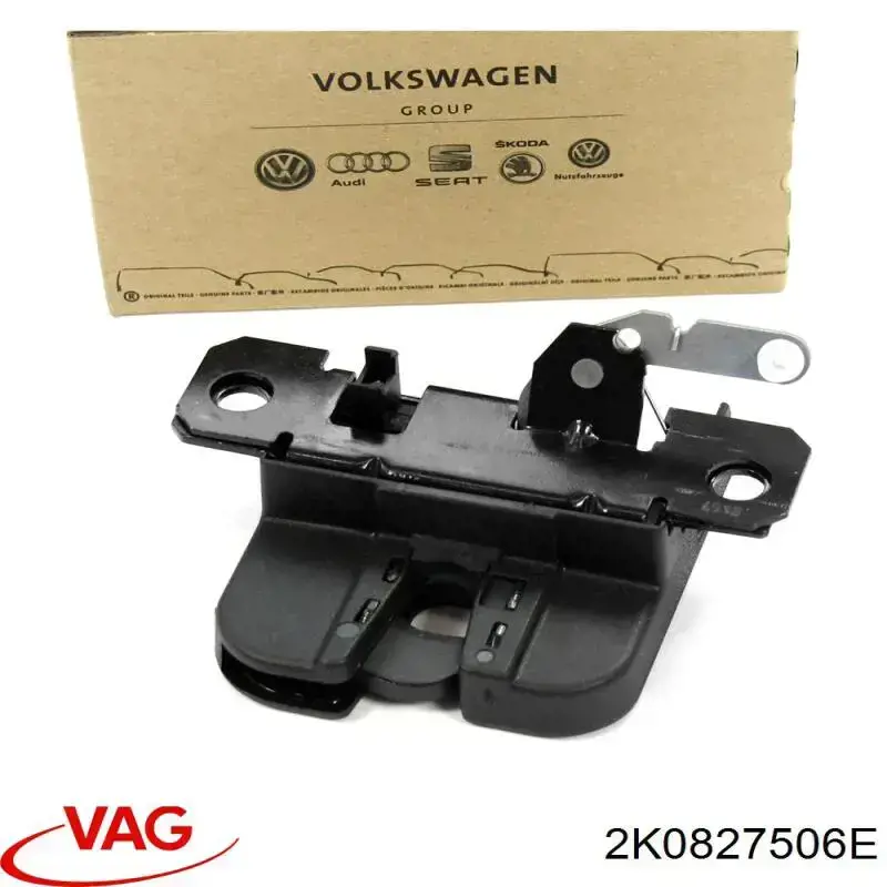 2K0827506E VAG Fecho inferior da porta traseira direita batente
