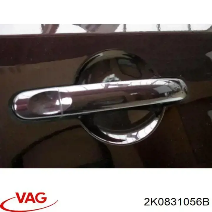 Porta dianteira direita VAG 2K0831056B preço, a partir de 340,51 USD