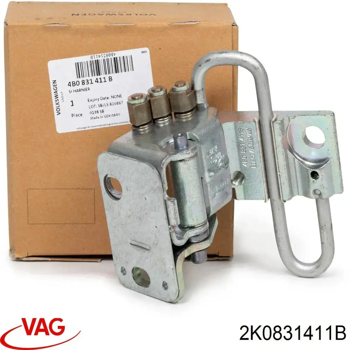 Compre 2K0831411 VAG Gozno da porta dianteira esquerda