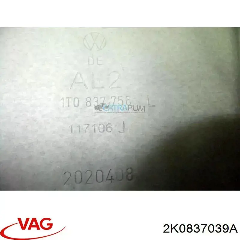  VAG 2K0837039A preço, a partir de 73,74 USD