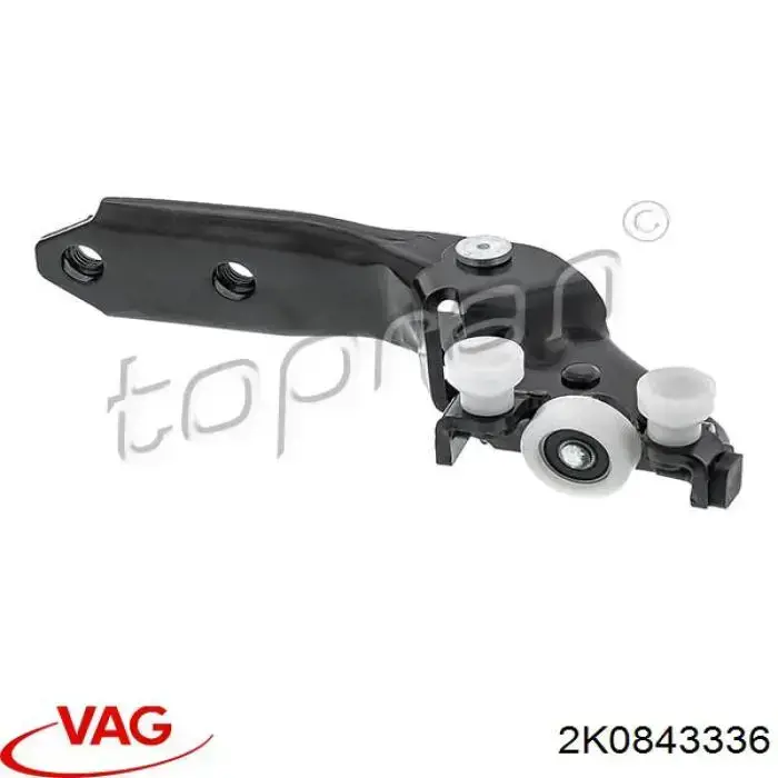Rolo direito central traseiro da porta lateral (deslizante) VAG 2K0843336 preço, a partir de 23,49 USD