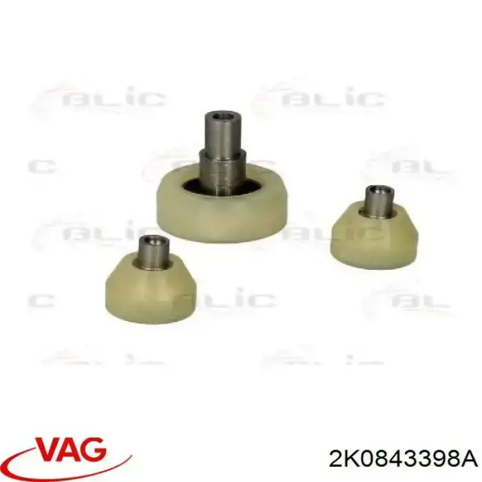 Rolo direito inferior da porta lateral (deslizante) VAG 2K0843398A preço, a partir de 33,49 USD