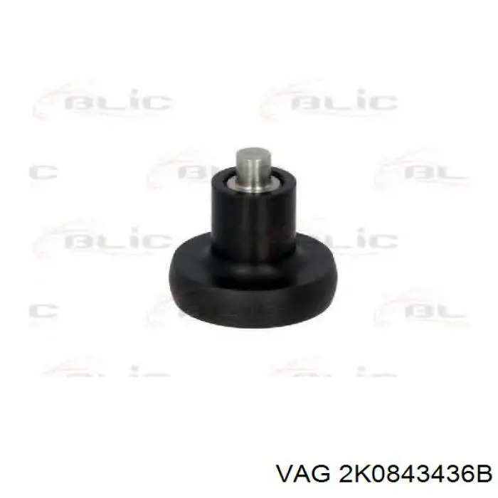 Compre 2K0843436B VAG Rolo direito superior da porta lateral (deslizante)