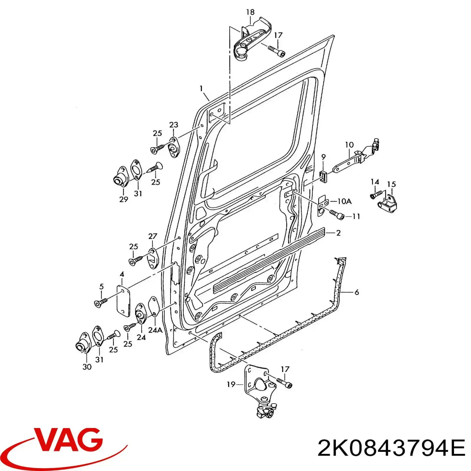  VAG 2K5843794A preço, a partir de 73,29 USD