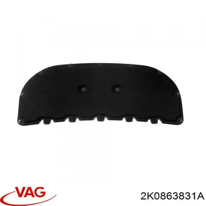 2K0863831A VAG Isolamento de ruído da capota