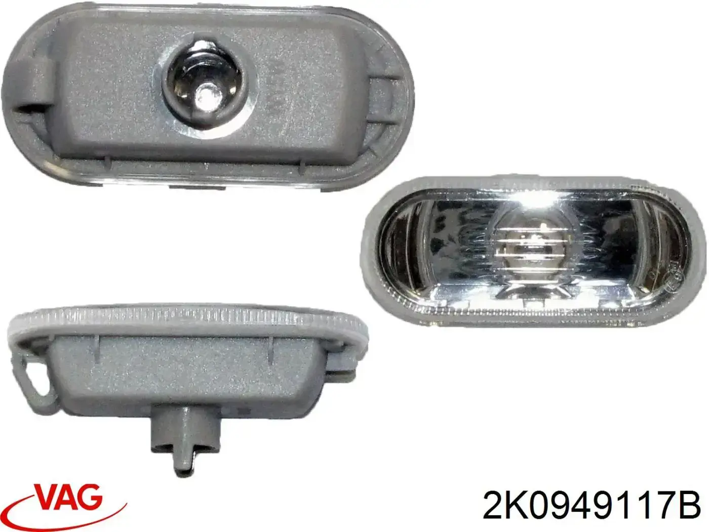 Luz intermitente no pára-lama VAG 2K0949117B preço, a partir de 13,91 USD