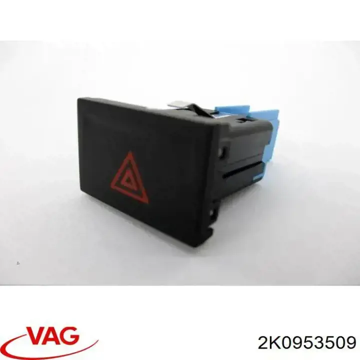 2K0953509 VAG Botão de ativação do sinal de emergência