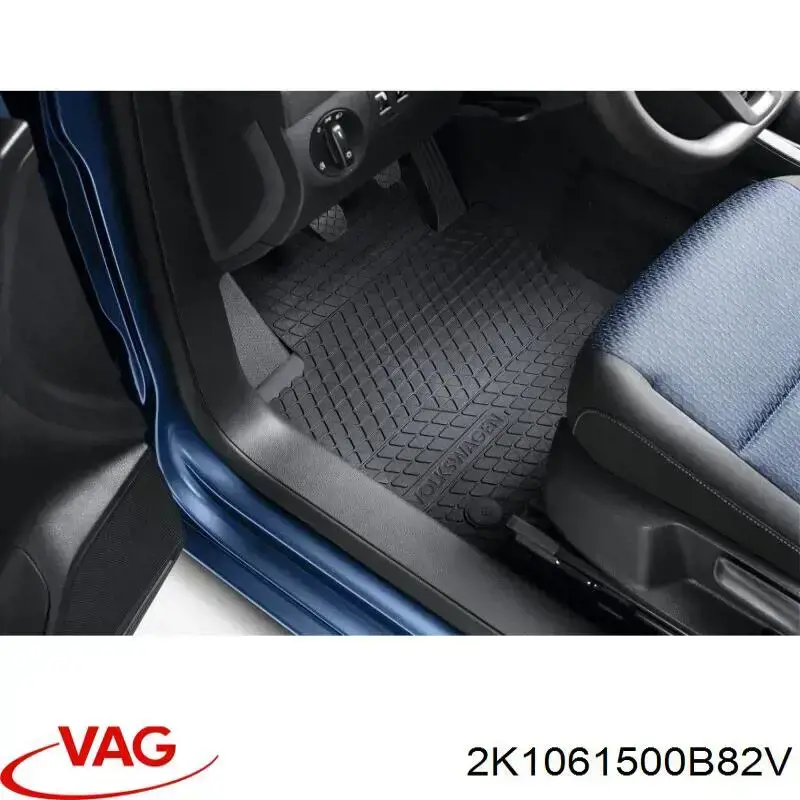 Tapetes dianteiros + traseiros, kit VAG 2K1061500B82V preço, a partir de 161,60 USD