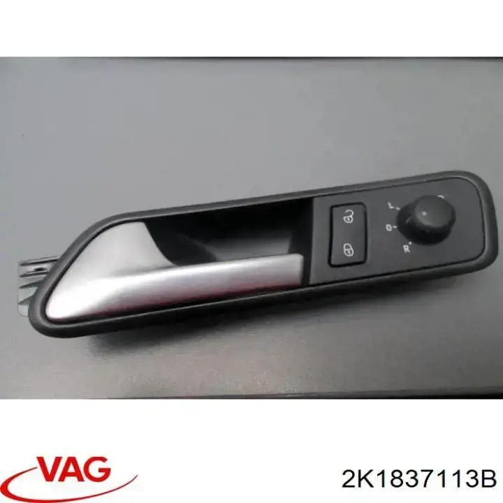 2K1837113B VAG Maçaneta interna esquerda da porta dianteira