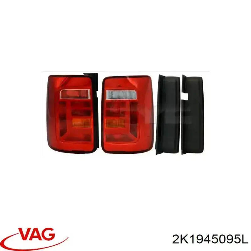 Lanterna traseira esquerda VAG 2K1945095L preço, a partir de 111,66 USD
